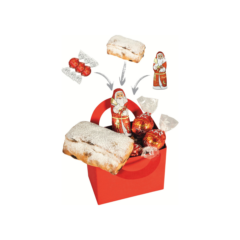 Schicke Weihnachtstüte - Rot