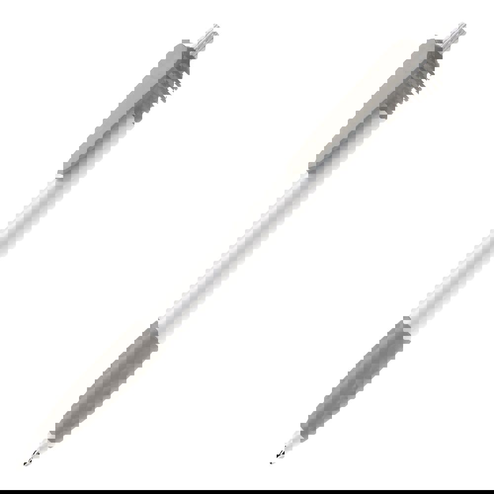 Kugelschreiber Cosmo Grip HC - Weiss / Silber