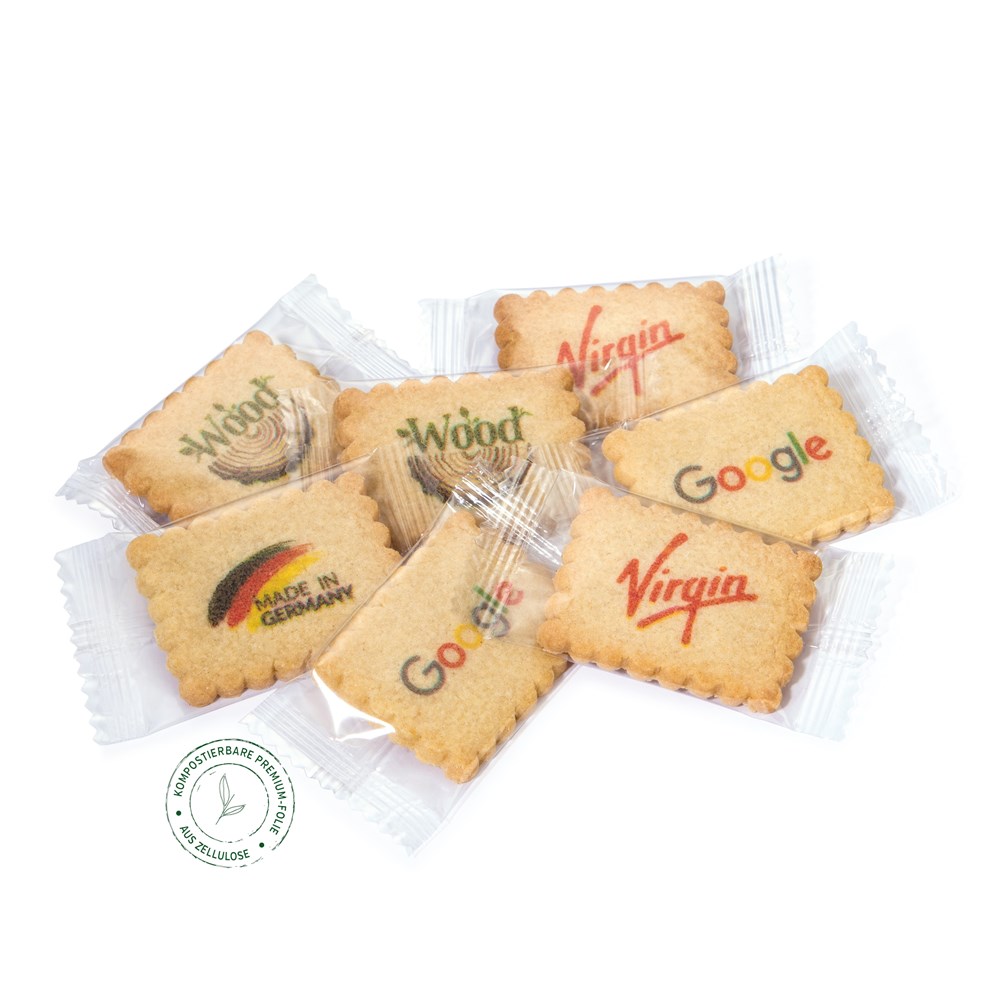 4-farbig bedruckter Vanille-Butterkeks