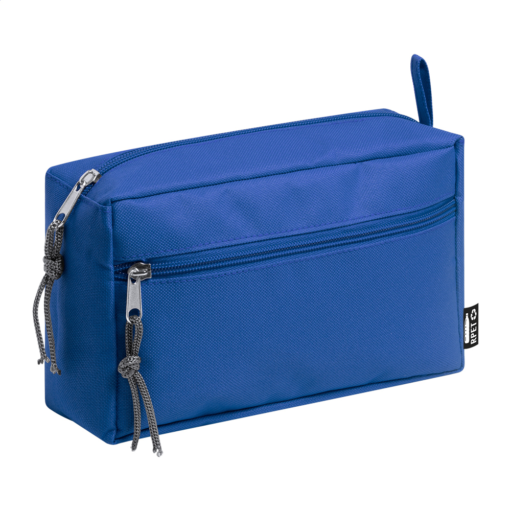 Cosmax - RPET Kosmetik-Tasche - blau