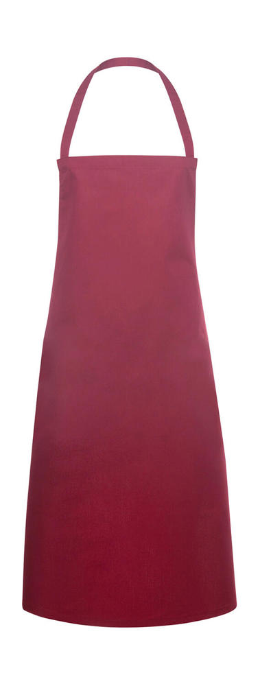 Basic Bib Apron Pinafore - Dark Red