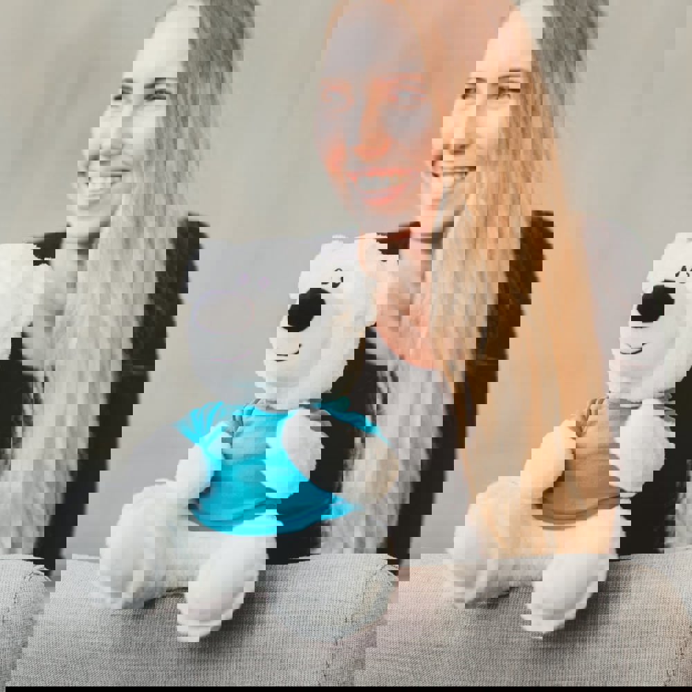 RecycelBär® Ice, weiß, M