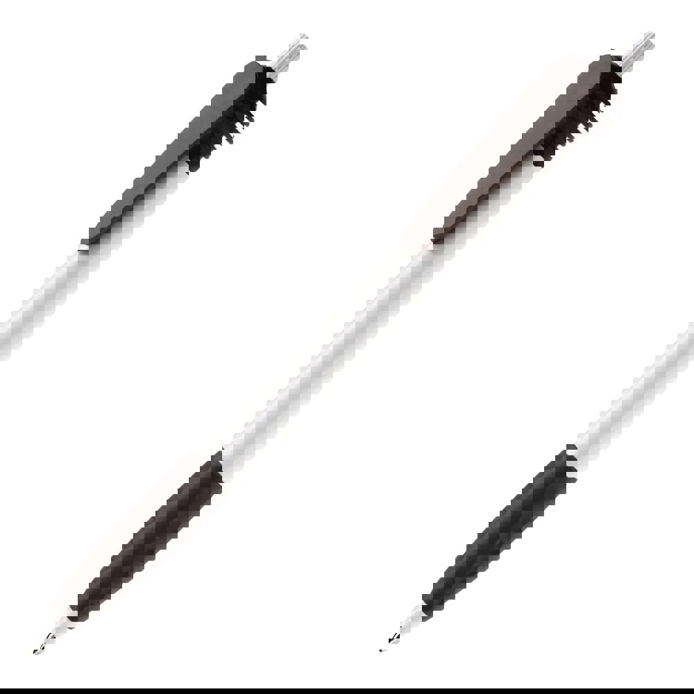 Kugelschreiber Cosmo Grip HC - Weiss / Schwarz