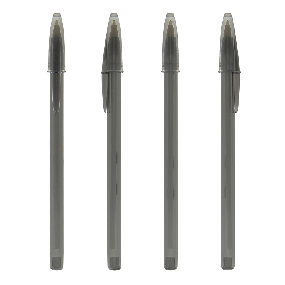 BIC® Style Kugelschreiber - Transparent Dunkelgrau / Transparent Dunkelgrau / Schwarze Tinte