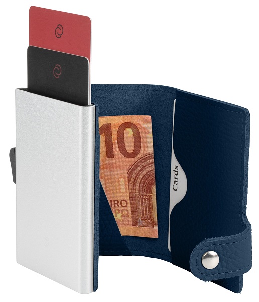 C-Secure RFID Börse - navy blau