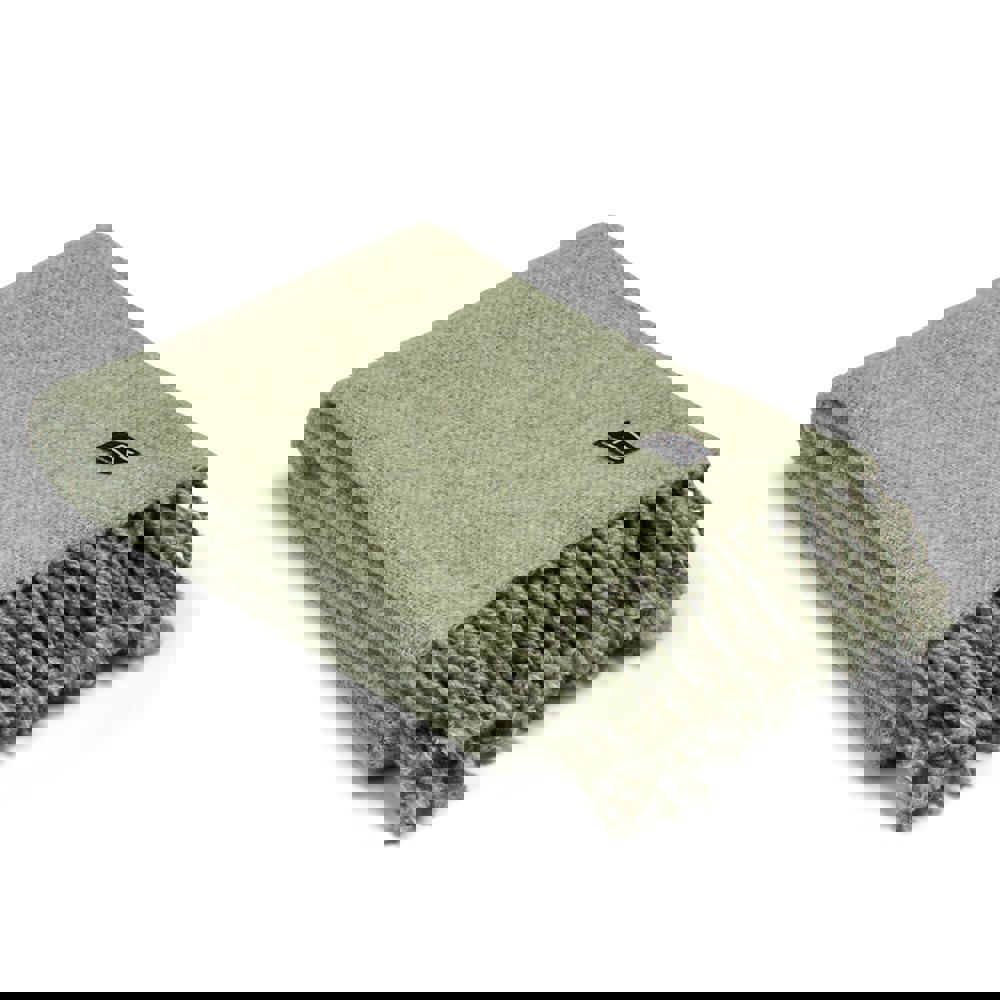 Kosta Linnewafveri Sjövallen Plaid 130x170 cm - grün