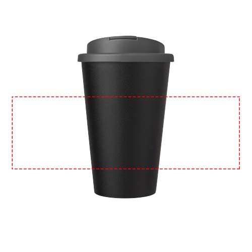 Americano® Eco 350 ml recycelter Becher mit auslaufsicherem Deckel