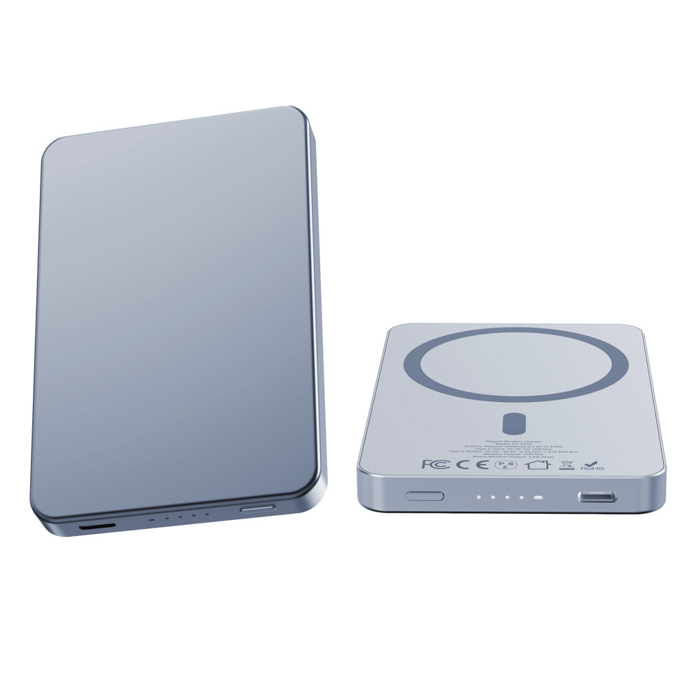 Magmetal wireless powerbank 5000mah