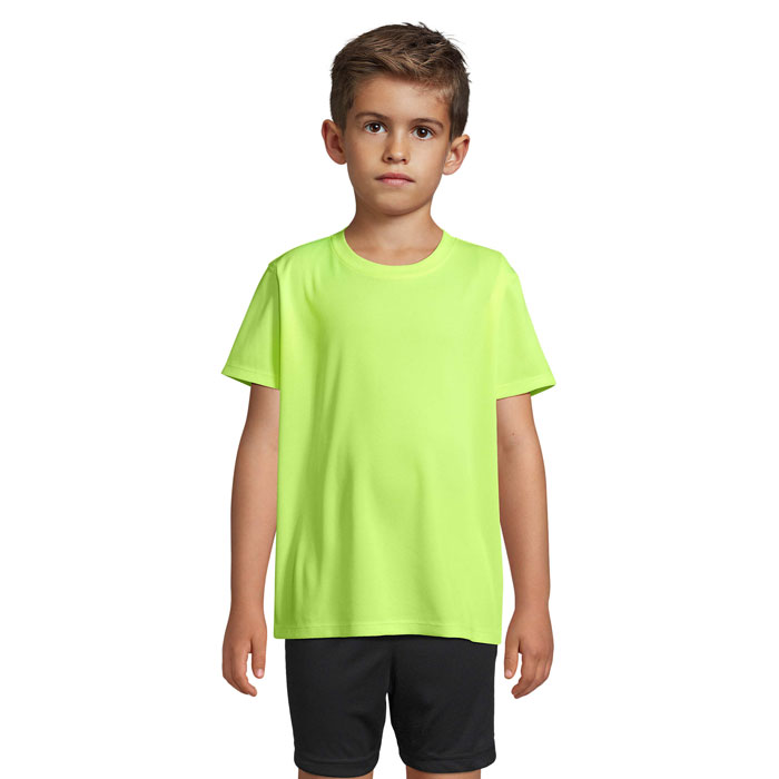 SPRINT KIDS - SPRINT KIDS SPORTS T-SHIRT - Neon Yellow