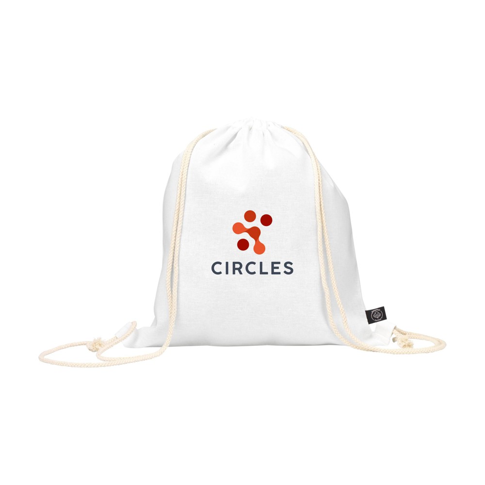 PromoColour GRS Recycled Cotton Backpack (150 g/m²)