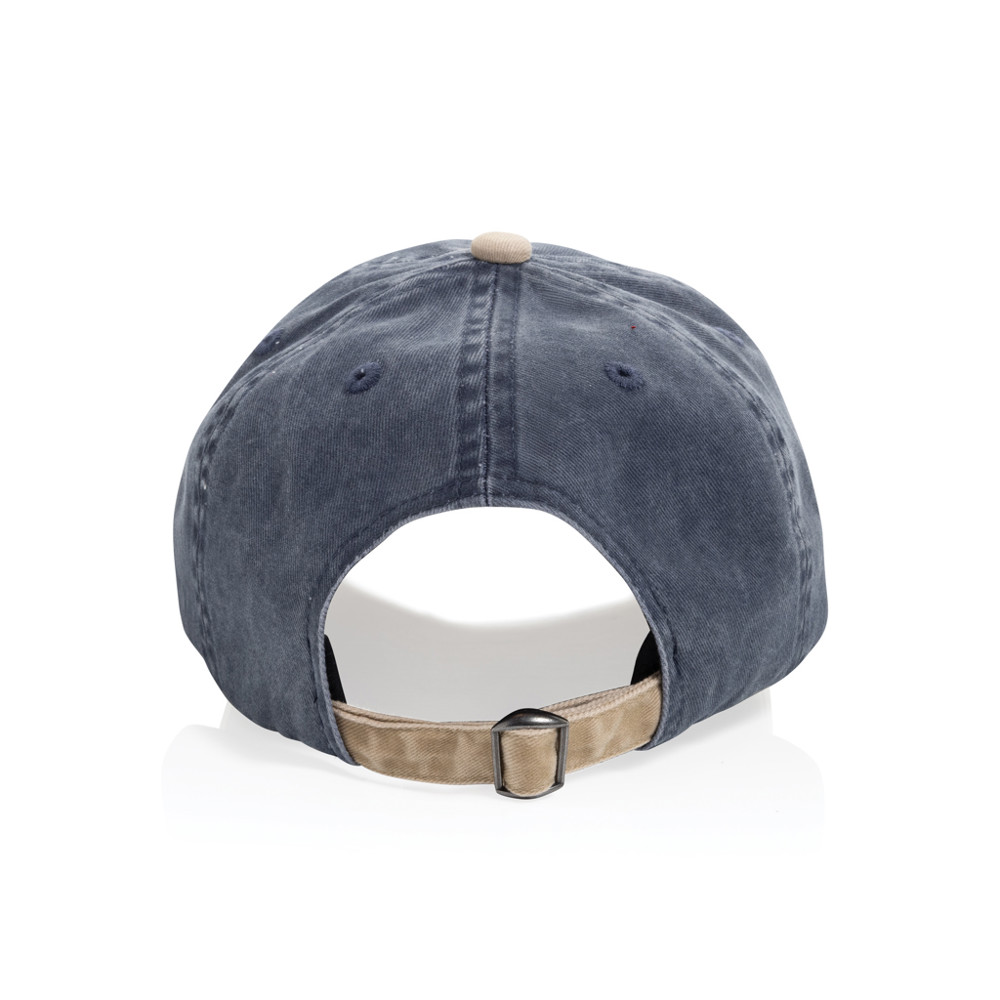 BEAU AWARE™ Two-Tone 6-Panel-Cap aus washed Cotton-Twill