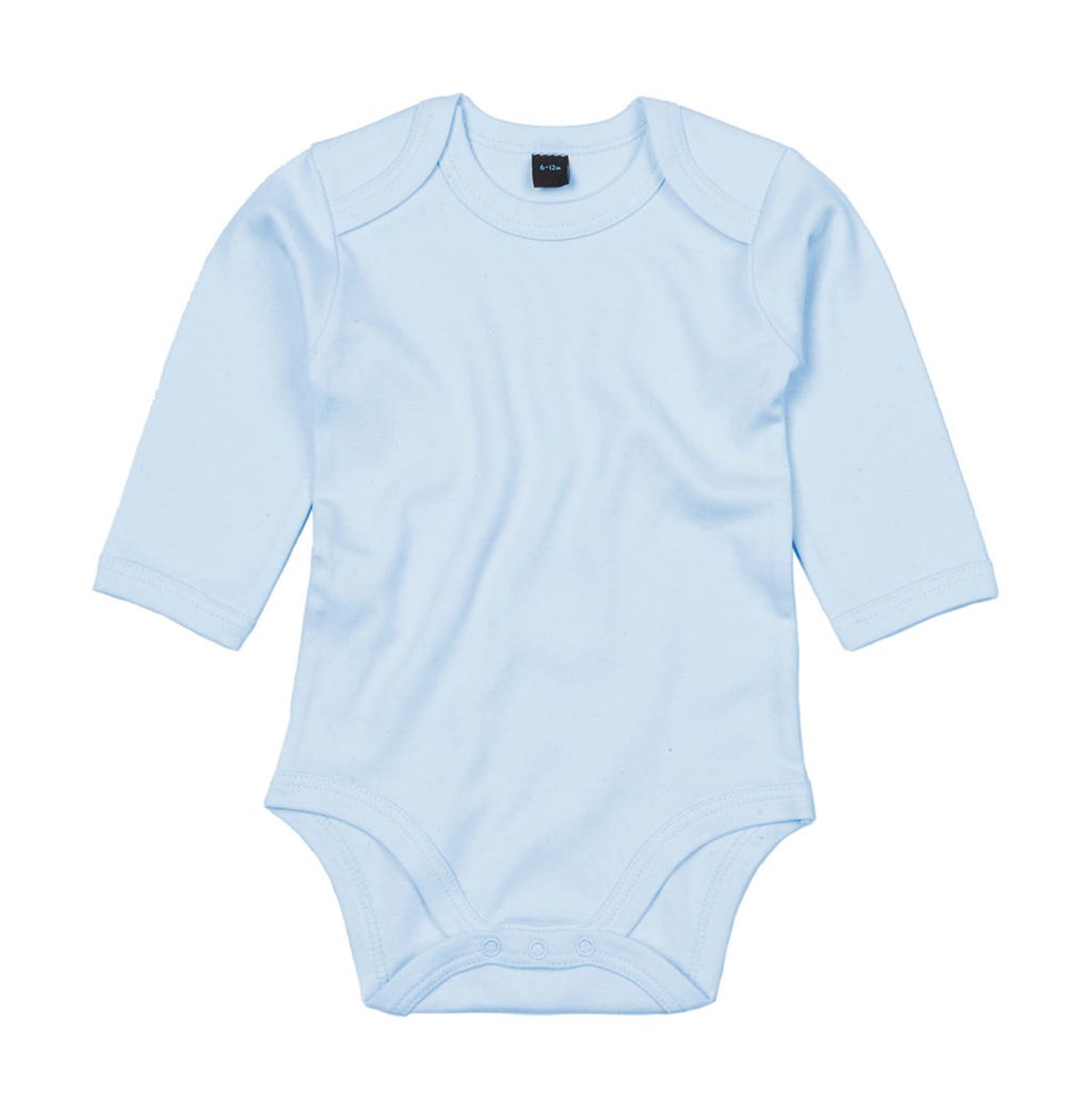 Baby long Sleeve Bodysuit - Dusty Blue