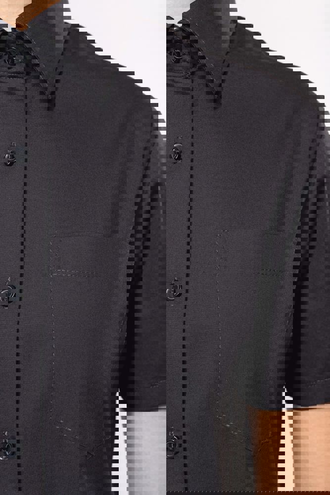 K544C - Damen Popelinebluse Kurzarm