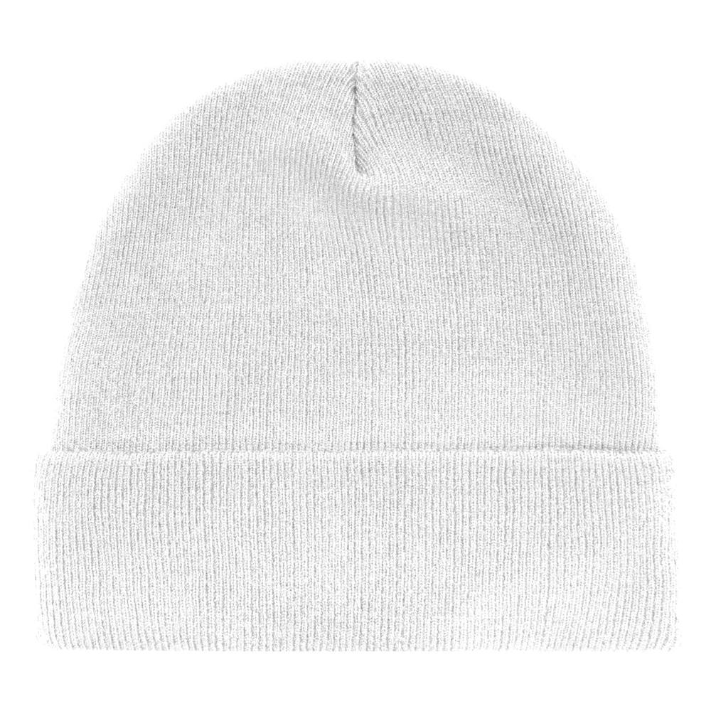 100% rPET Strickmütze - Weiß (WHITE) / Weiß