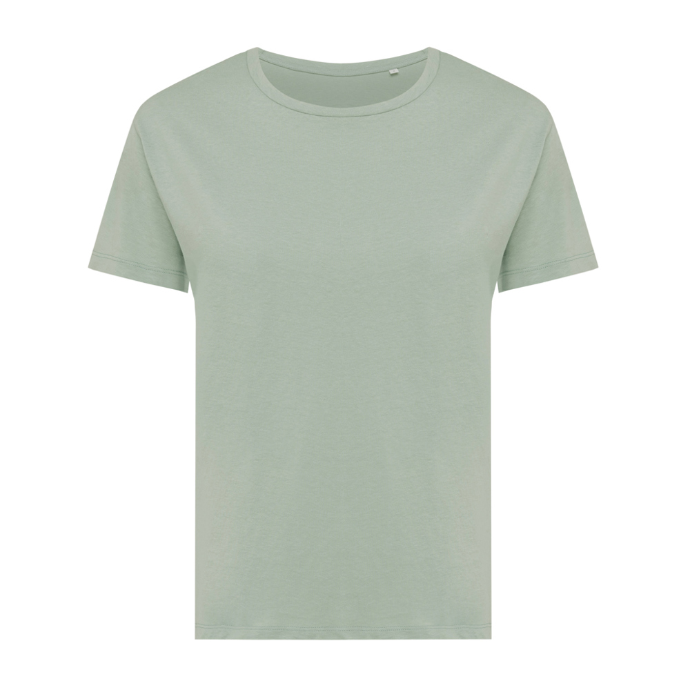 IQONIQ Yala Damen T-Shirt aus recycelter Baumwolle - Iceberg green (± PMS 15-5205 TCX)