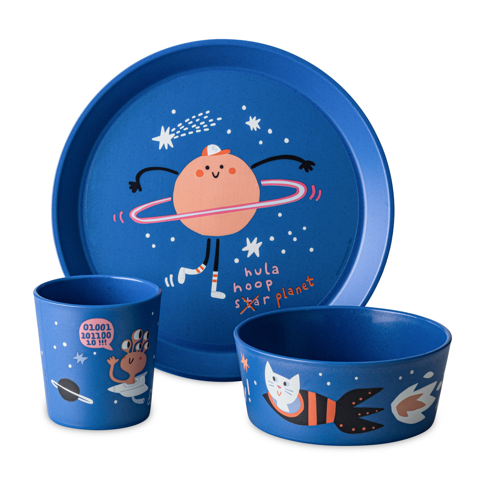 Koziol CONNECT SPACE Kleiner Teller + Schale + Becher