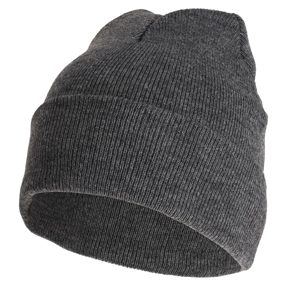  Strickmütze - Grau-meliert (PMS 4287c) / Grau-meliert