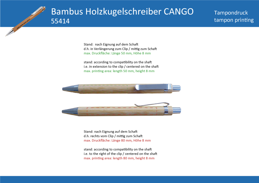 Holzkugelschreiber CANGO