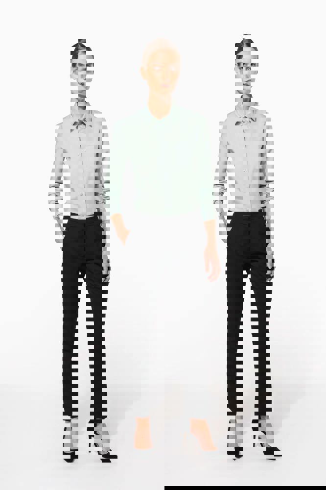 K549C - Popeline-Hemd Baumwollpolyester pflegeleicht für Damen