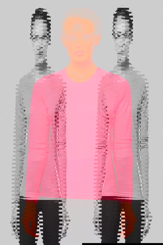 PA444CC - Damen Basic Sport Funktionsshirt Langarm