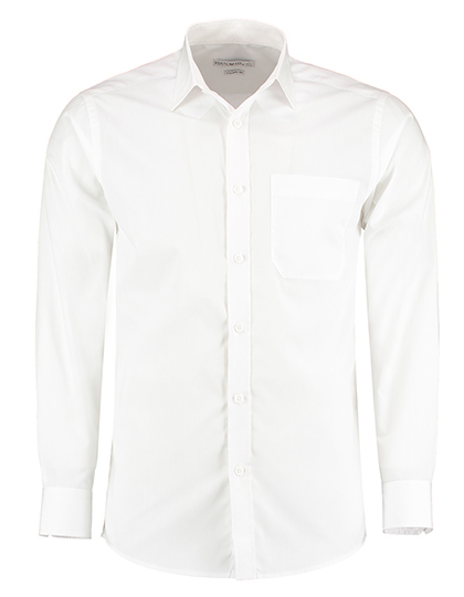Kustom Kit - Men´s Tailored Fit Poplin Shirt Long Sleeve