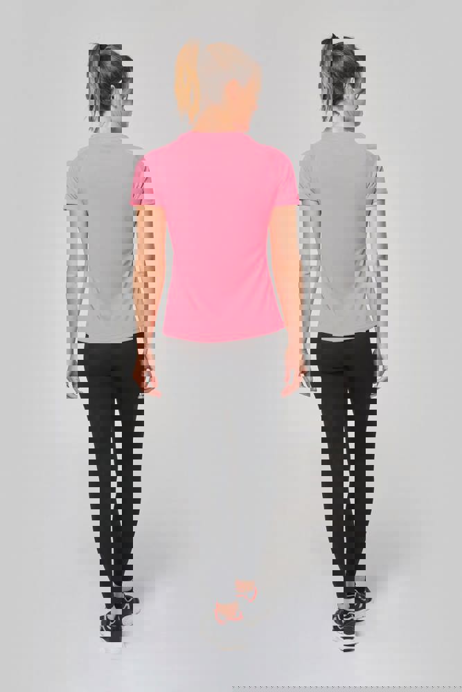 PA439C - Damen Basic Sport Funktionsshirt Kurzarm