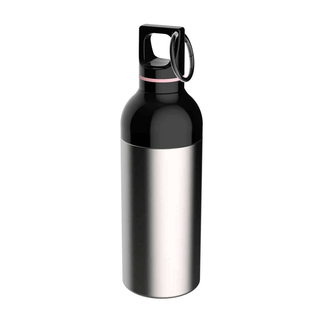 Trinkflasche RETUMBLER-DUIX STEEL - hellmagenta, silber