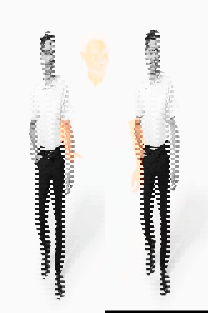 K543C - Herren Popelinehemd Kurzarm