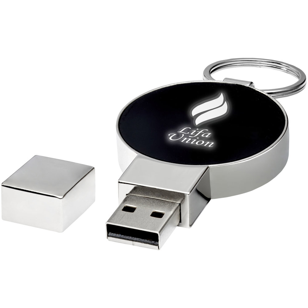 Runder Light Up USB Stick