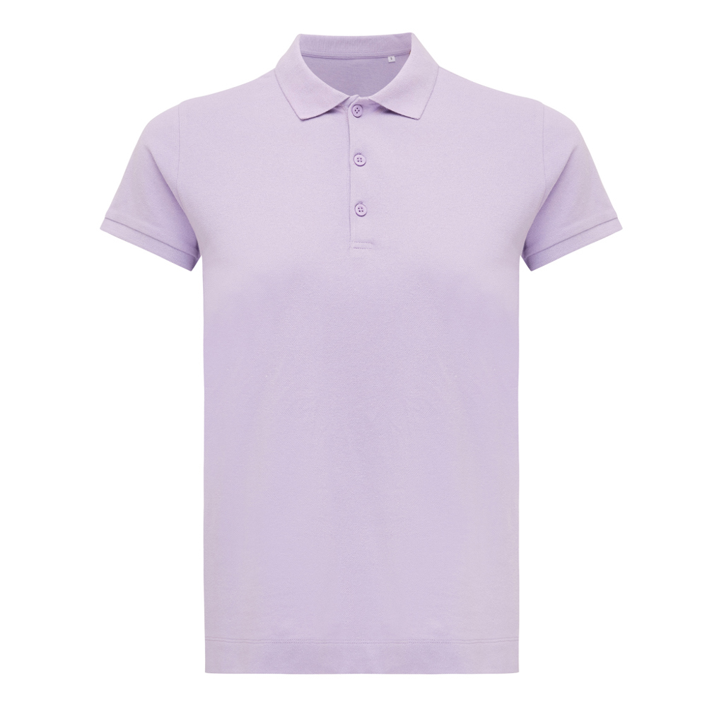 IQONIQ Yosemite Damen Piqué-Poloshirt aus rec. Baumwolle - lavender (± PMS 15-3716TCX)