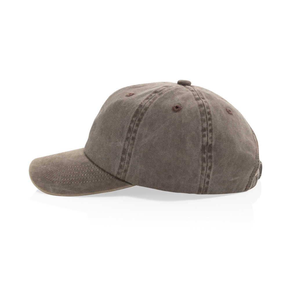 BEAU AWARE™ Washed 6-Panel Kappe aus 270gr/m² Baumwolltwill