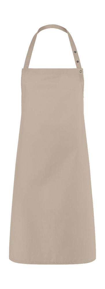Bib Apron Press Stud Santorini - Sand