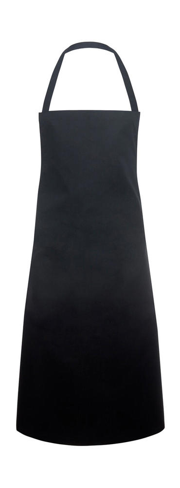 Basic Bib Apron Pinafore - Black