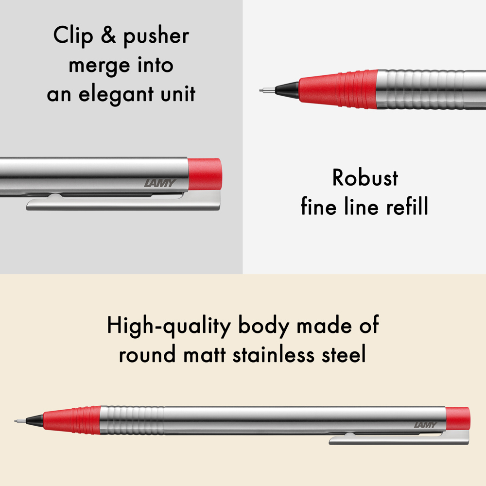 Druckbleistift LAMY logo red