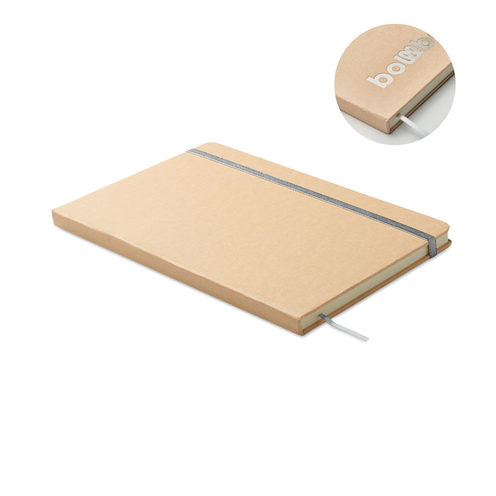 ROUTE - DIN A5 Notizbuch für Gravur - Silber