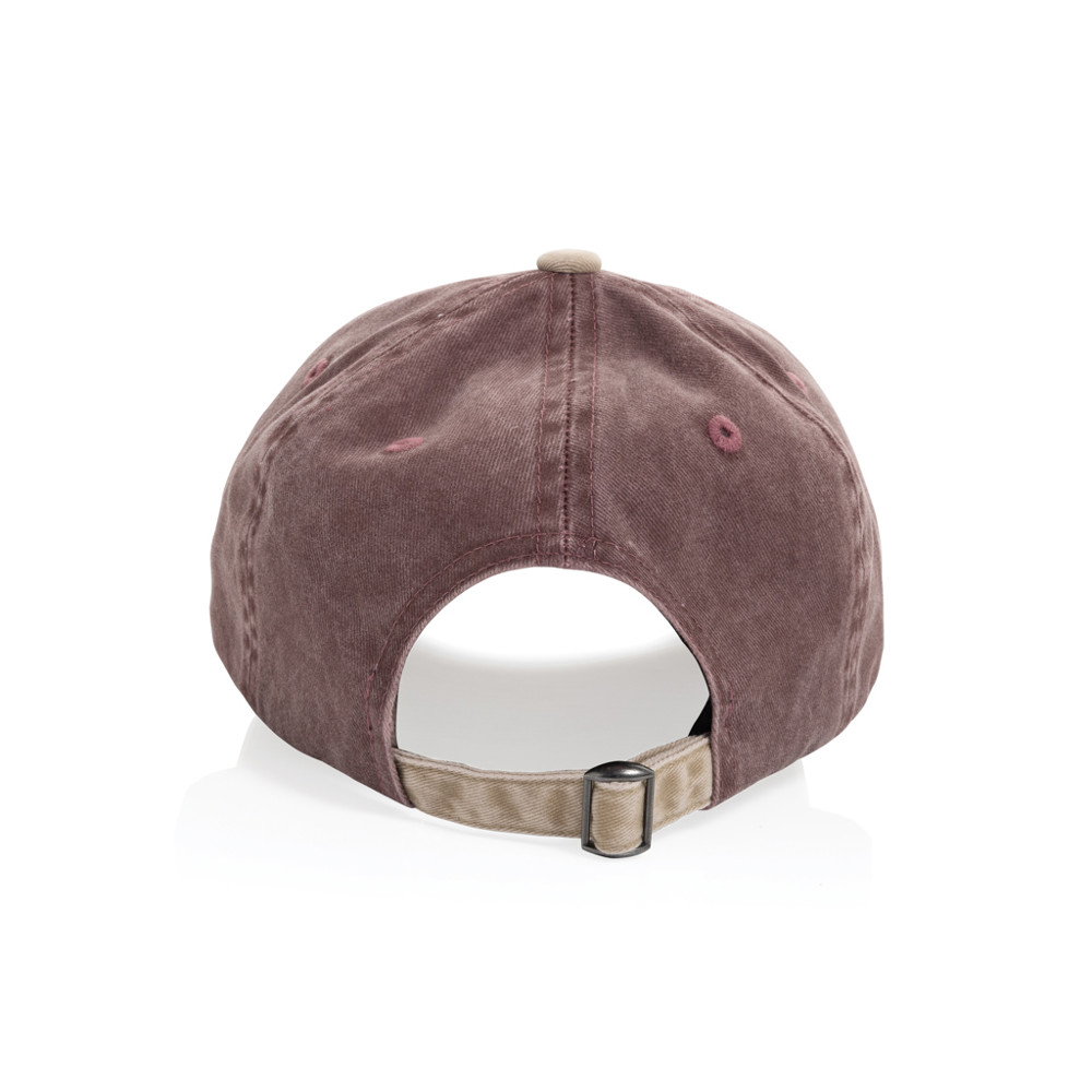 BEAU AWARE™ Two-Tone 6-Panel-Cap aus washed Cotton-Twill