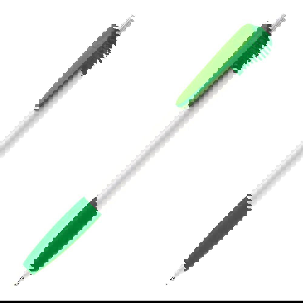 Kugelschreiber Cosmo Grip HC - Weiss / Grün