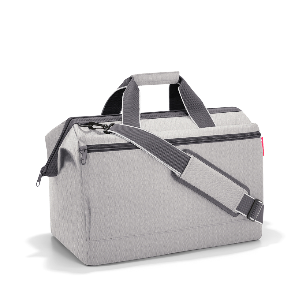 allrounder L pocket - herringbone grey