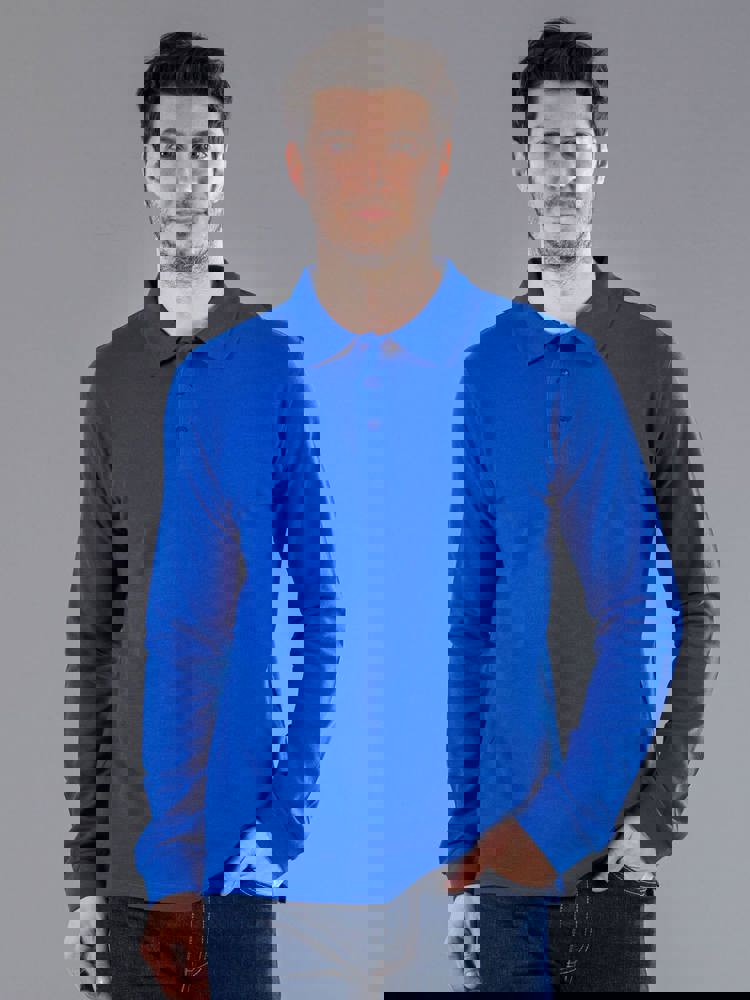  BS Evolution Langarm Polo, 180 gr/m²