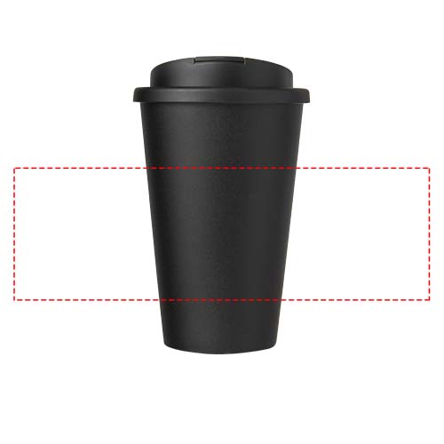 Americano® Eco 350 ml recycelter Becher mit auslaufsicherem Deckel