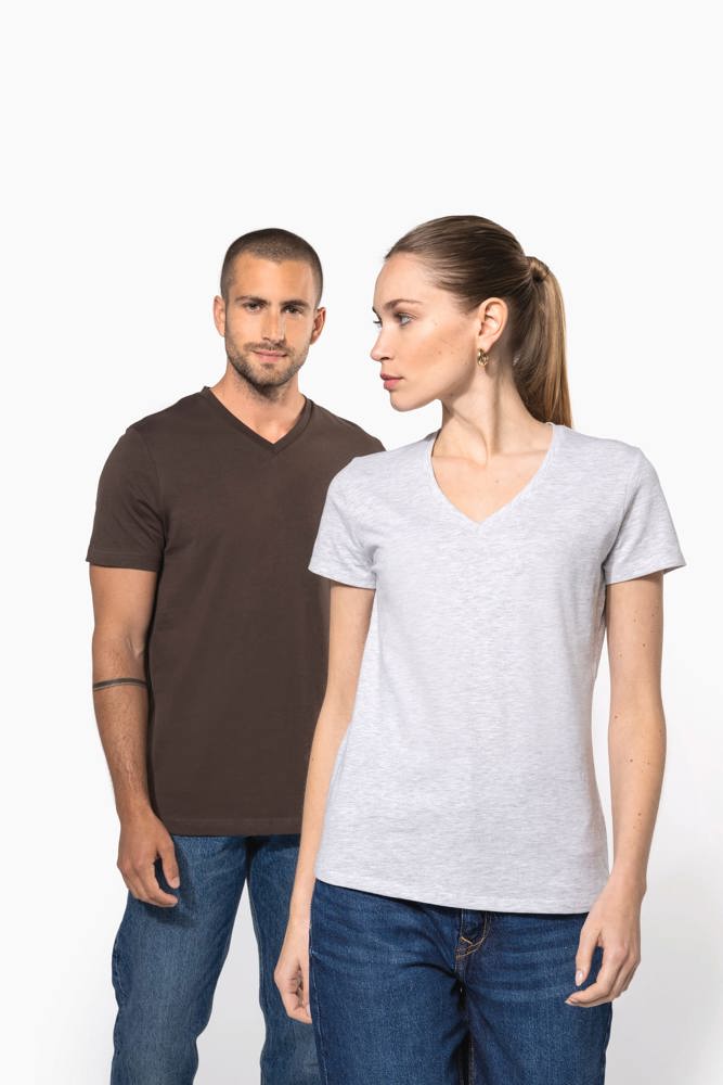 K357C - Herren-T-Shirt V-Ausschnitt kurze Ärmel