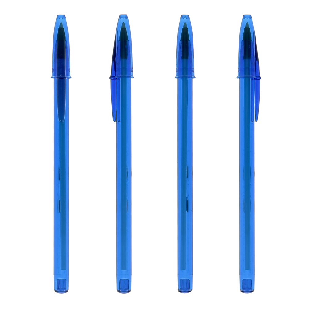 BIC® Style Kugelschreiber - Transparent Dunkelblau/ Transparent Dunkelblau/ Schwarze Tinte