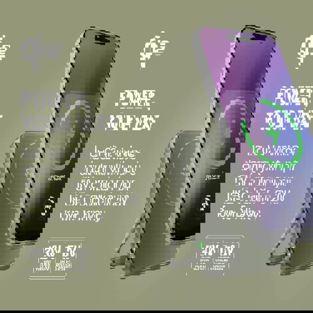 Fresh 'n Rebel Kabellose Powerbank 10000 mAh kompatibel mit MagSafe