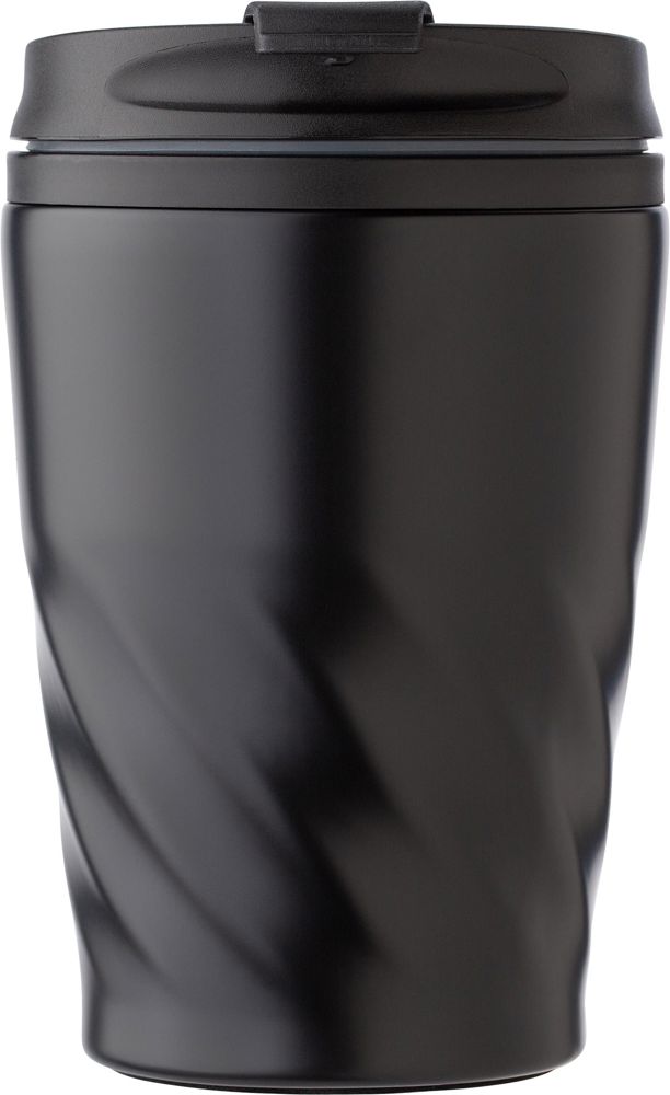 Kaffeebecher aus Edelstahl Rida (325 ml) - Schwarz