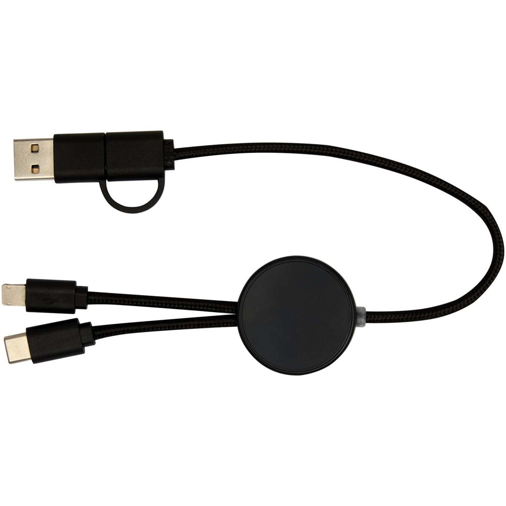 Citala 30 cm 5-in-1 Kabel aus recyceltem Kunststoff für Datenübertragung und 27W Schnellladung