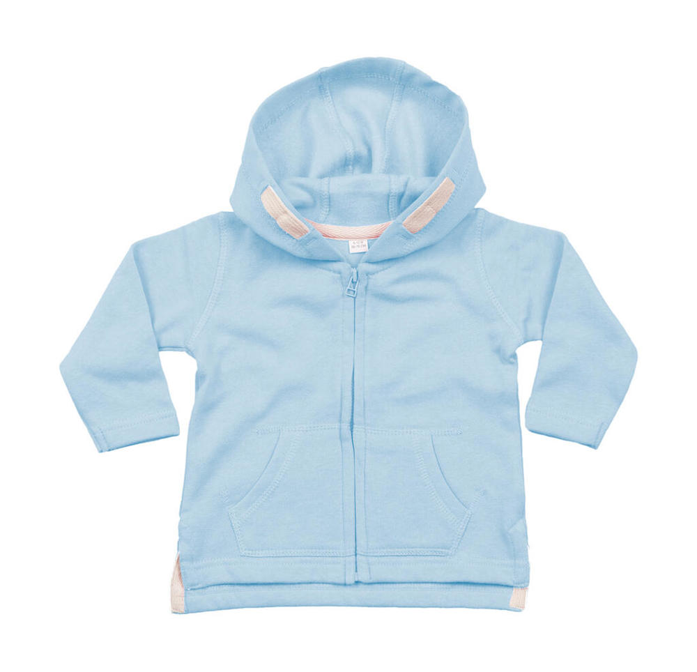 Baby Hoodie - Dusty Blue Organic