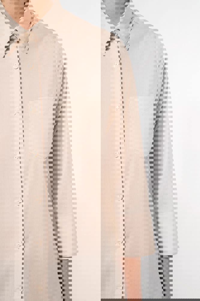 K558C - Popeline Hemd Baumwollpolyester 3/4-Ärmel pflegeleicht für Damen