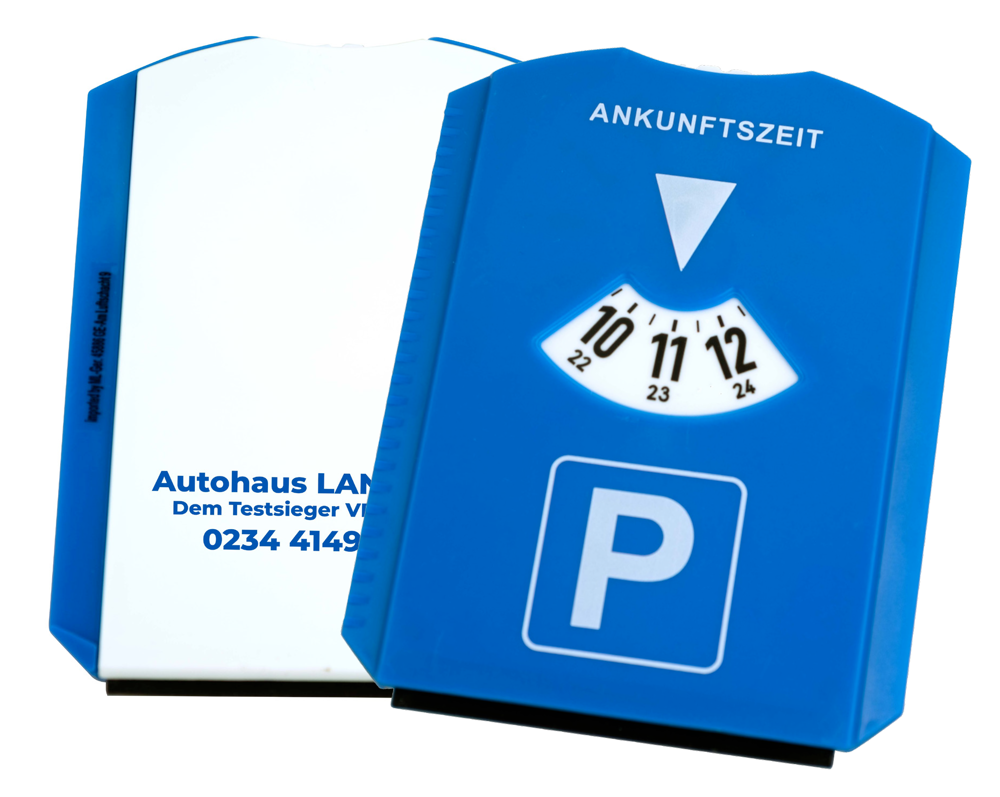 Parkscheibe mit Eiskratzer TIME