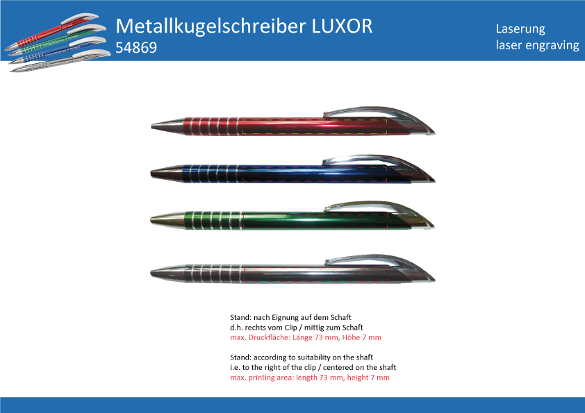 Druckkugelschreiber LUXOR