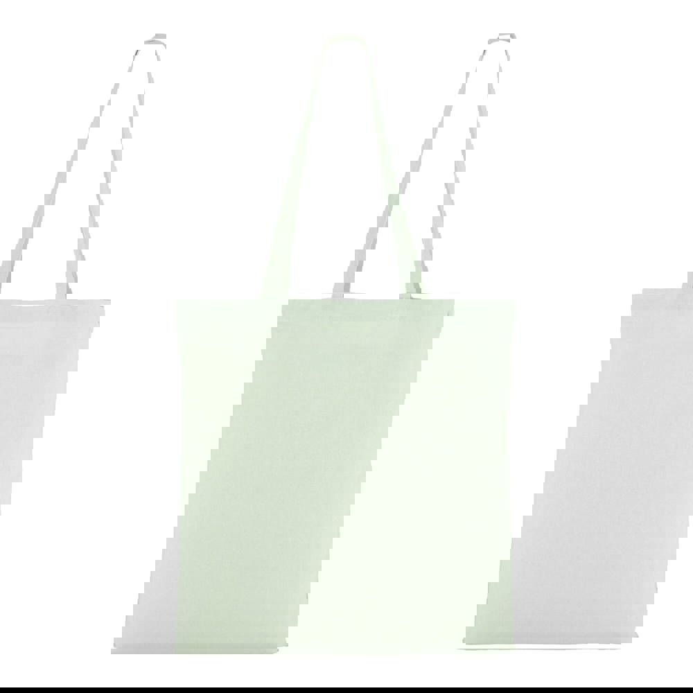 Umhängetasche Baumwolle OEKO-TEX® 140g/m² 38x42cm - Mint